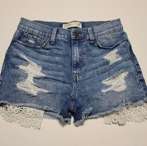 Mudd FLX Stretch High - Rise Shortie Shorts Size 5